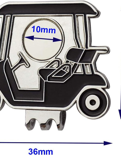 Load image into Gallery viewer, Golf Cart Hat Clip, Assorted Pattern Golf Ball Markers 24.4Mm,Nice Golf Gift for Women Men,Pack of 2
